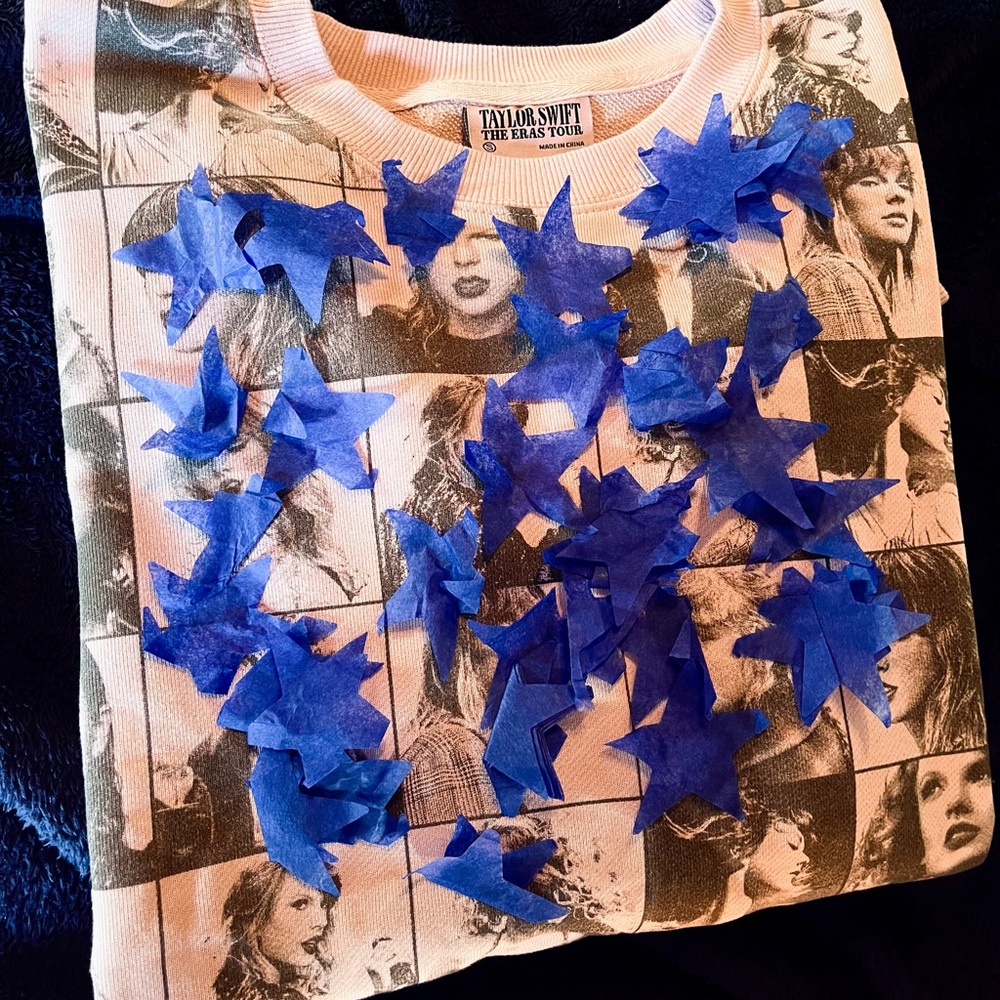 Taylor Swift The Eras Tour Lavender Cropped Pullover (Small)